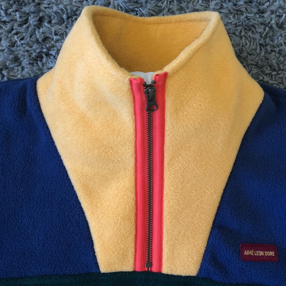SOLD Aime Leon Dore Color Blocked Polar Fleece - Picture 5 of 8